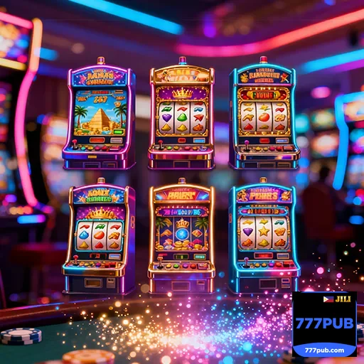 777pub slot machines row