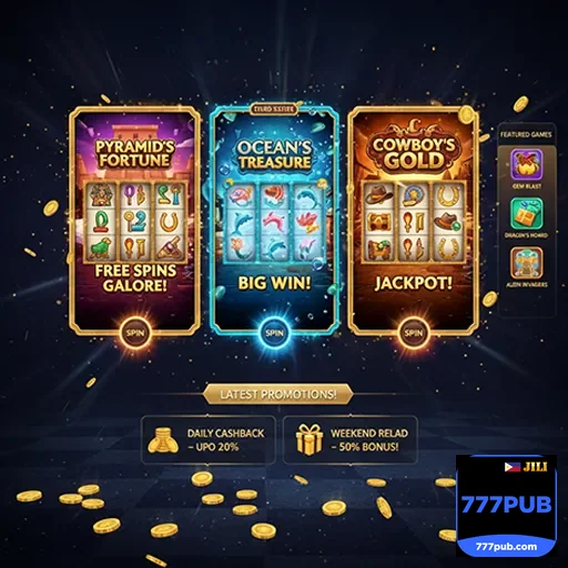777pub slot games promotions 2